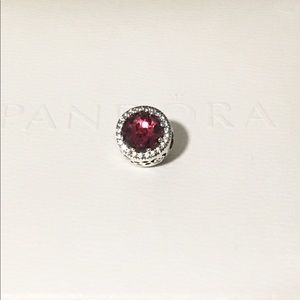 Pandora Radiant Charm Red